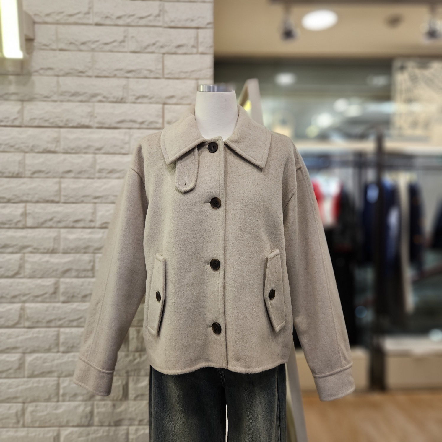 트렌드컬렉션 스탠카라핸메숏코트 TRJW25T04_이미지