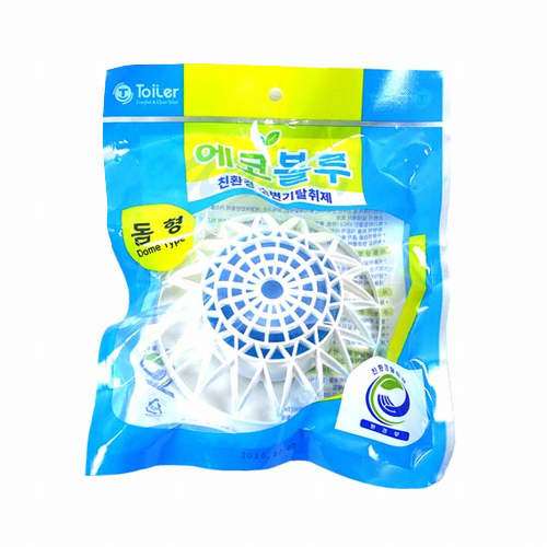  에코씨 친환경 에코블루 소변기 탈취제 돔형 80g [1개]