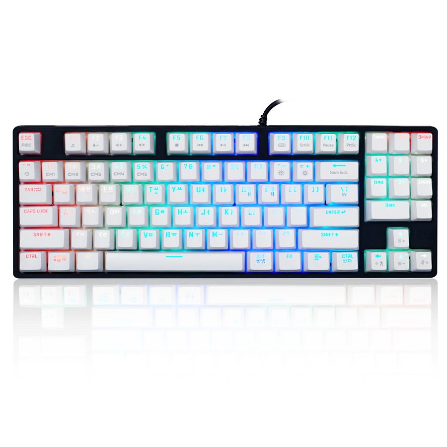 마이크로닉스 MANIC EX89 텐키리스PRO 게이밍기계식 RGB (적축)_이미지