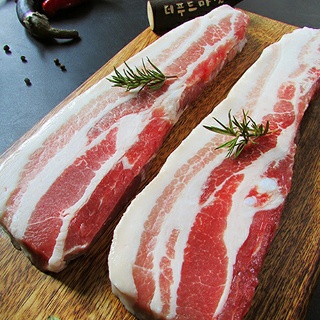 도감푸드 듀록 흑돼지 삼겹살 1kg (1개)_이미지