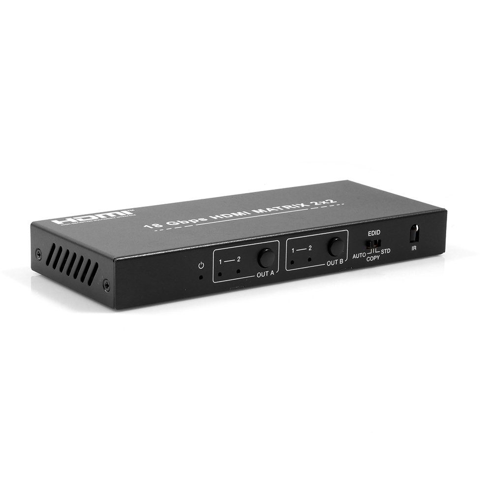 �������������ͽ� �ؽ�Ʈ 2:2 HDMI 2.0 ��Ʈ���� ����ġ (NEXT-2212UHD4K)