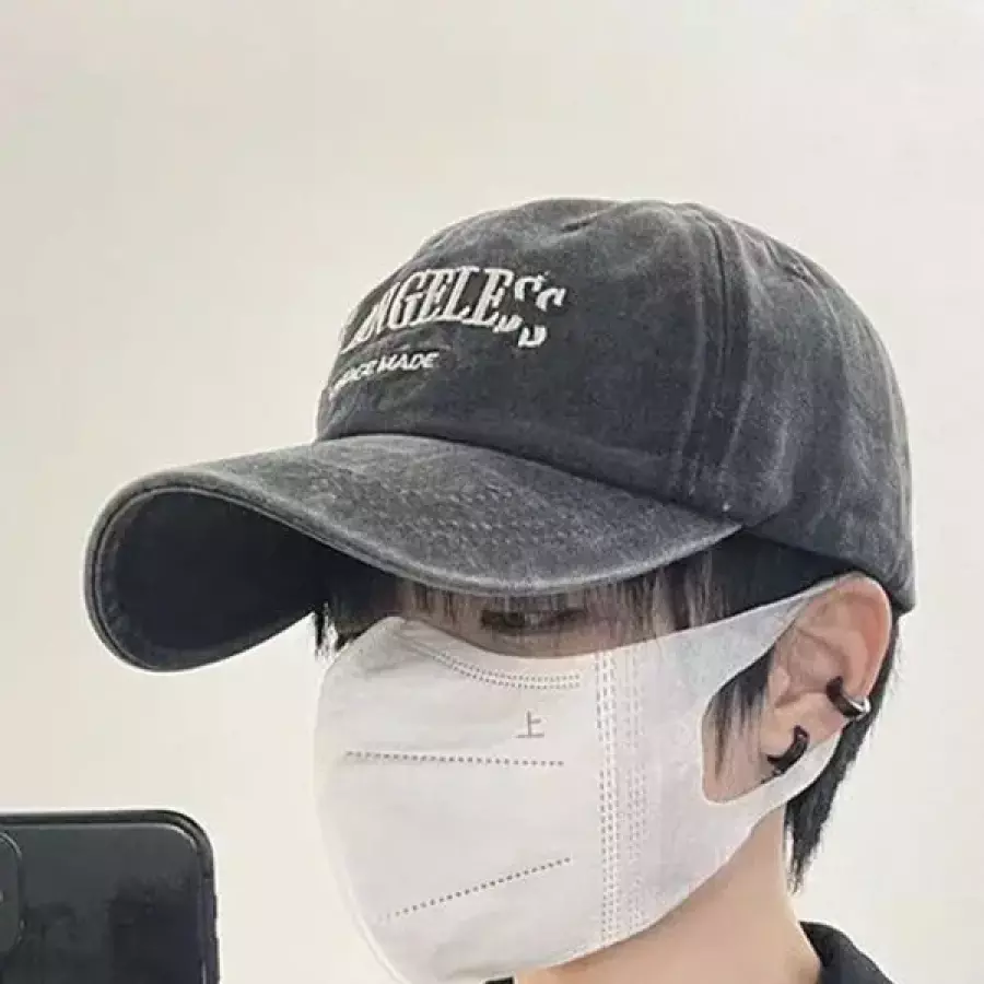 피그먼트 워싱 자수 볼캡 데일리 빈티지 캡모자-WFP27NC_이미지