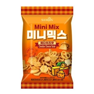 삼진 미니믹스 체다치즈맛 65g 프레첼 매콤비프