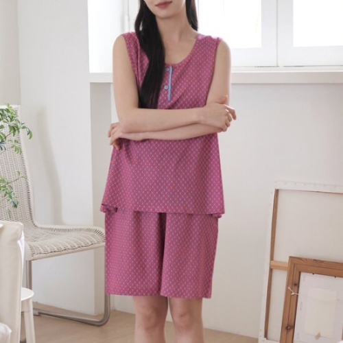 여성 여자 민소매 나시 잠옷 여성 홈웨어 24S148 4
