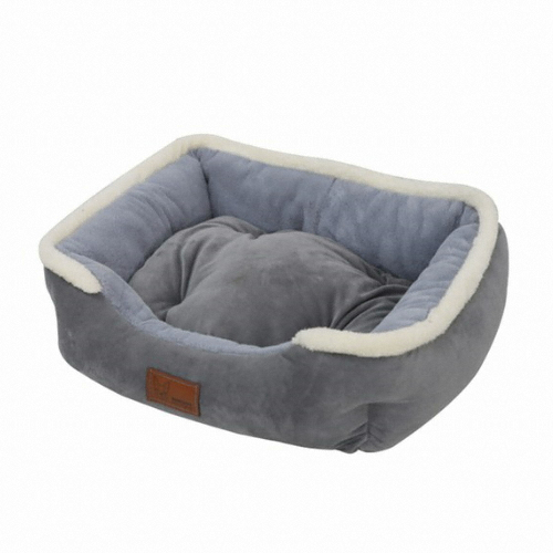 레드퍼피 멜란지워머사각쿠션 (파스텔그레이 대형)_이미지