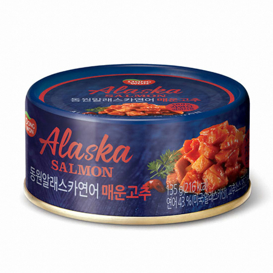 동원F&B 알래스카 연어 매운고추 135g (36개)