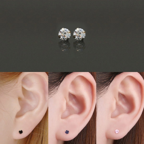 미니아트 14K 귀걸이 4mm (G코드)_이미지