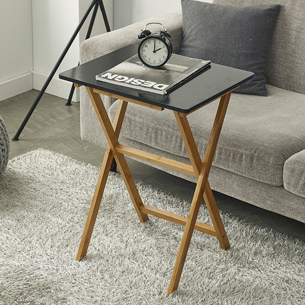 앳홈 컬러 접이식 원목 사이드테이블