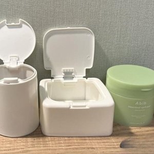 셀러허브 패션 JHQR42UU_4B 화장솜 케이스 원터치 소품정리함 면봉