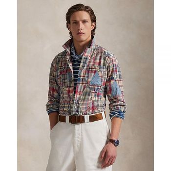 폴로 폴로 랄프 로렌 클래식 핏 패치워크 매드라스 캠프 셔츠 우드블록 7220687_이미지