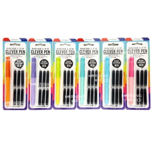 CLEVER PEN 클레버 만년필 카트리지 EF 블랙 세트