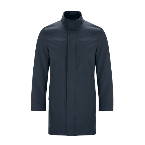 스탠 카라 코트 다크블루 A0BC10246