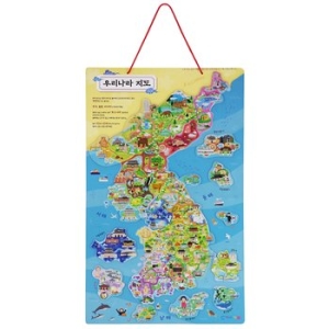 가베가족 KS4230 몬테소리플러스마그넷우리나라지도 마그넷지도퍼즐 자석지도 지도퍼즐 우리나라지도퍼즐 퍼즐놀이 퍼즐맞추기 원목퍼즐 퍼..