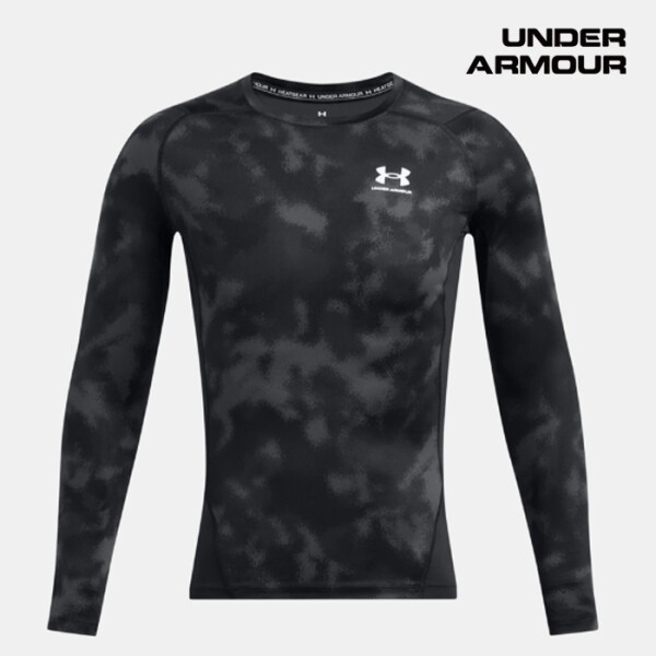 언더아머 HeatGear 프린트 긴팔 1387386-001