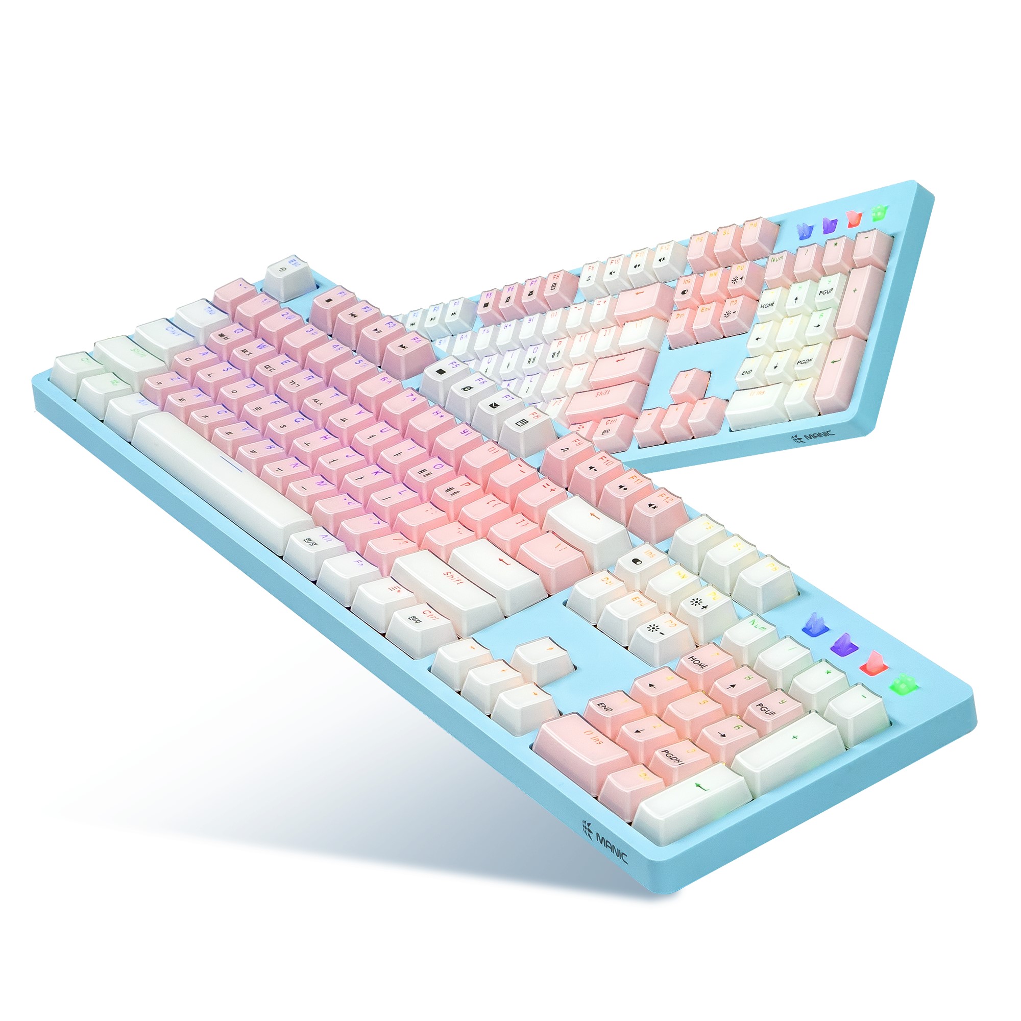 마이크로닉스 EX580 크리스탈 파스텔 광축 (블루 화이트)_이미지