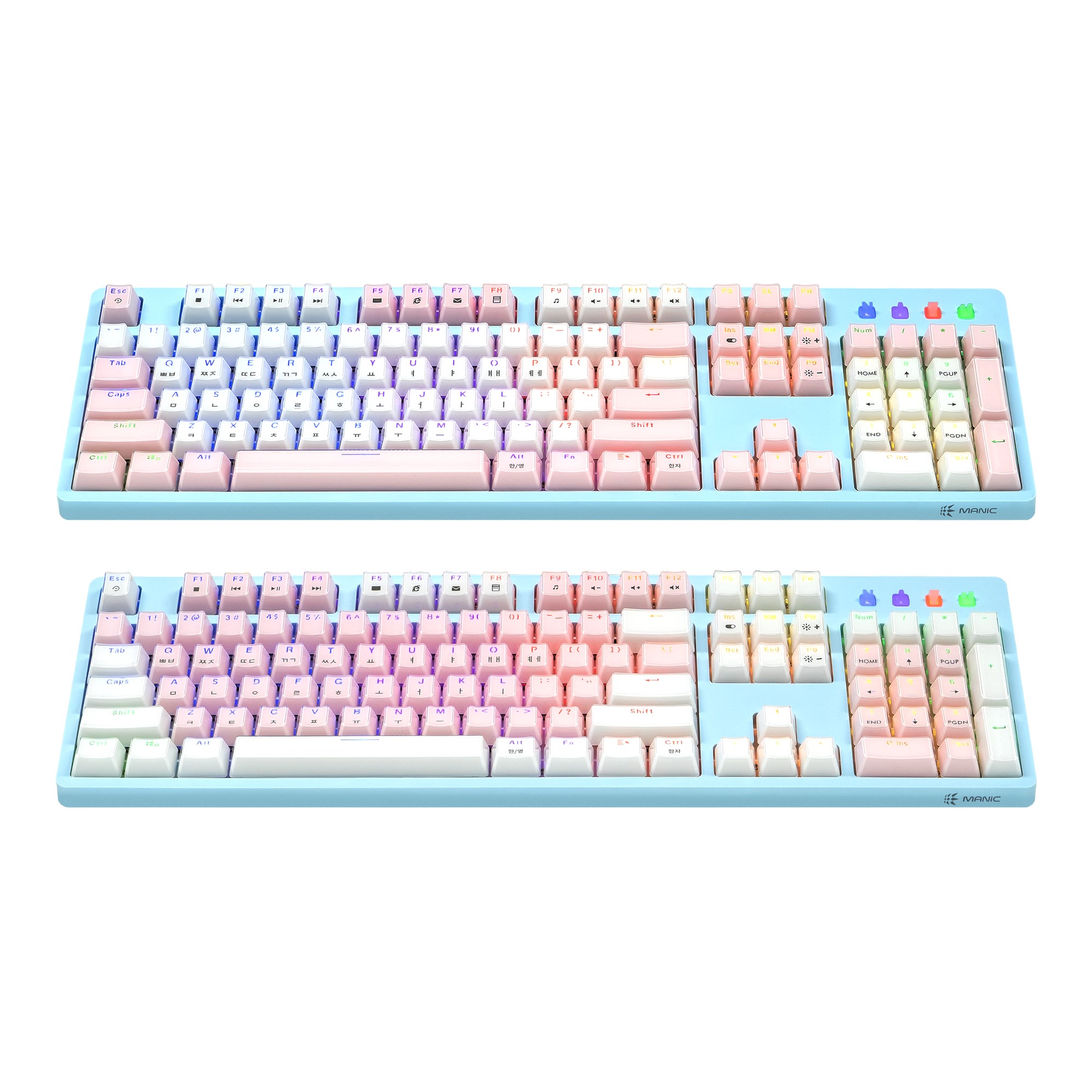 마이크로닉스 EX580 크리스탈 파스텔 광축 (블루 화이트)