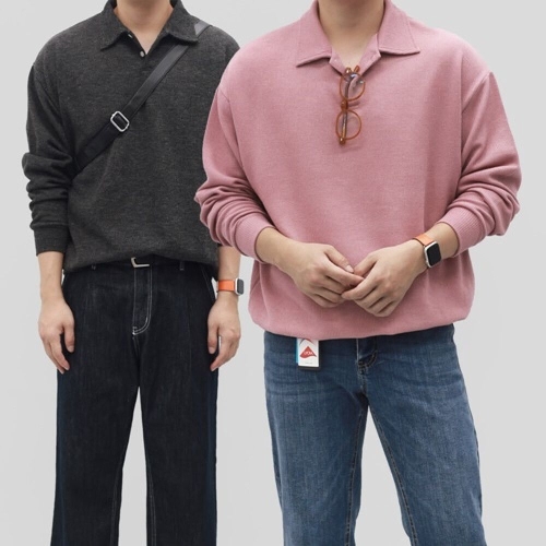 브리치 녹트 카라티 남자니트 남자가을옷 PK티셔츠_이미지