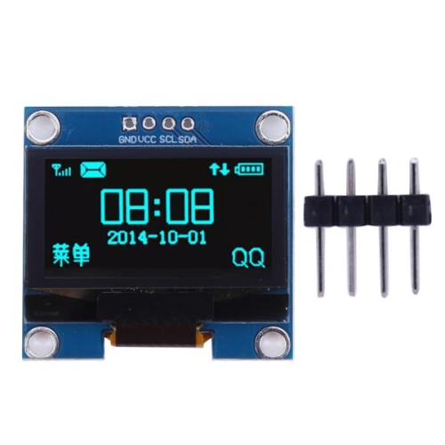 용 OLED LCD 디스플레이 스크린 보드 화이트 블루 모듈 4 핀 IIC 직렬 128x64 SSH1106 1.3 인치