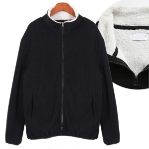 플리스 하이넥 집업 자켓 209J100S 빅사이즈 여성의류_이미지