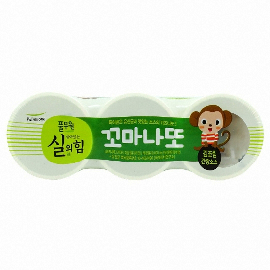 풀무원 살아있는 실의힘 꼬마나또 김조림간장소스 3개입 89.7g (1개)_이미지