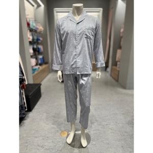 트라이엄프 남성 80수 순면 드로잉 잠옷_TDMPJ711BU_이미지