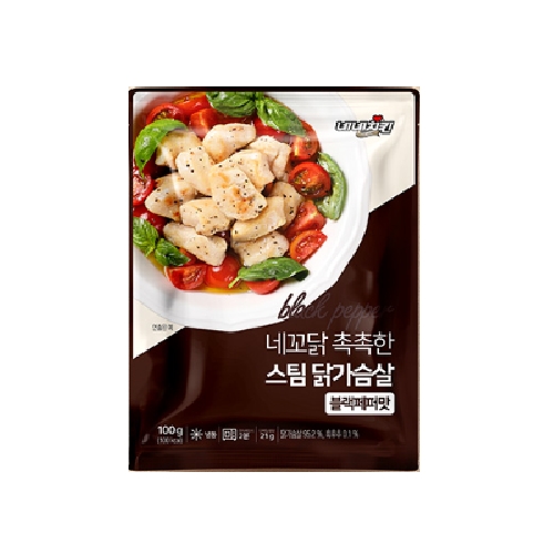 네꼬닭 촉촉한 스팀 닭가슴살 블랙페퍼맛 100g