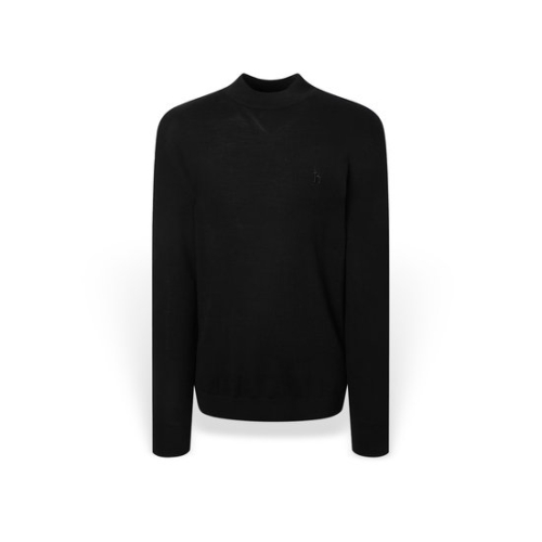 헤지스 남성 모카 하프터틀 니트_HZSW5D435BK_이미지