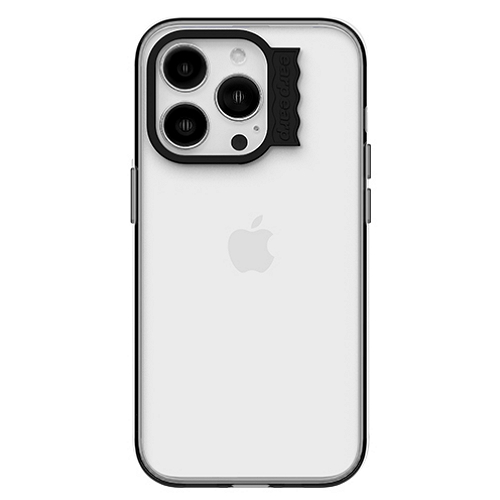 바이인터내셔널 어프어프 아이폰13 미니 UFO CHICHI-BLACK 웨이브라벨 베이직 케이스_이미지