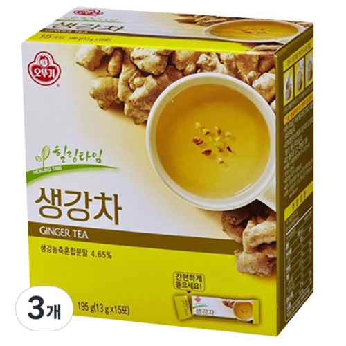 오뚜기 생강차 13g 15개입 3개이미지입니다. 누르면 해당 게시물로 새창이동합니다.