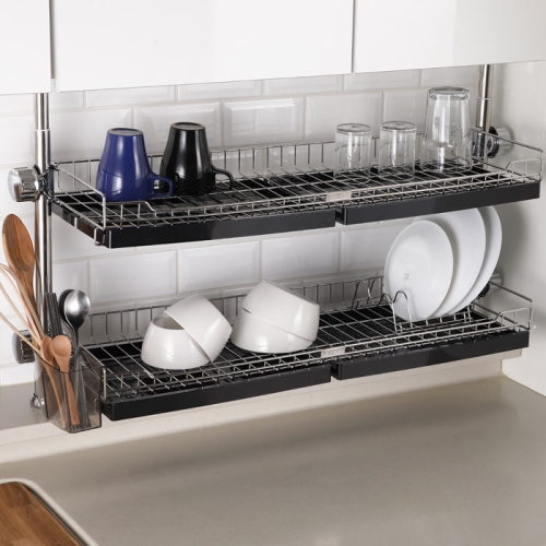 에넥스 NEW  기둥식 로얄 선반 800_블랙