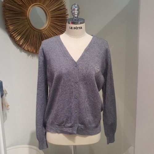 르피타 HC06 러브 포인트 V넥 가디건 블루 L261BKT201 45183546_이미지