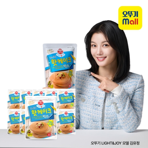 오뚜기 LIGHT&JOY 당을줄인 핫케이크믹스 400g (10개)