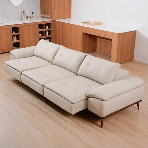 파찌홈 바흐 모션 슬라이딩 천연가죽 소파 4인용