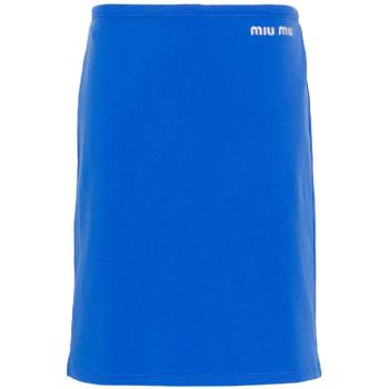 미우미우 로고 자수 펜슬 스커트 MMG500SOOO14SJ T_이미지