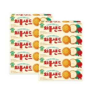 크라운제과 국희 와플샌드 87g (10개)_이미지