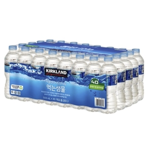 코스트코 커클랜드 시그니처 먹는샘물 무라벨 500ml (40개)_이미지