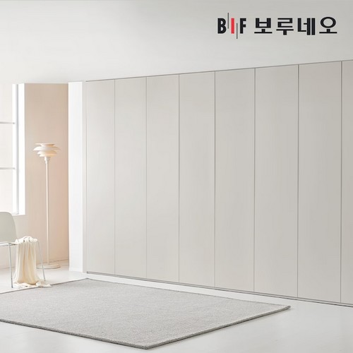 BIF보루네오 레스 무몰딩 여닫이 붙박이장 (270cm)_이미지