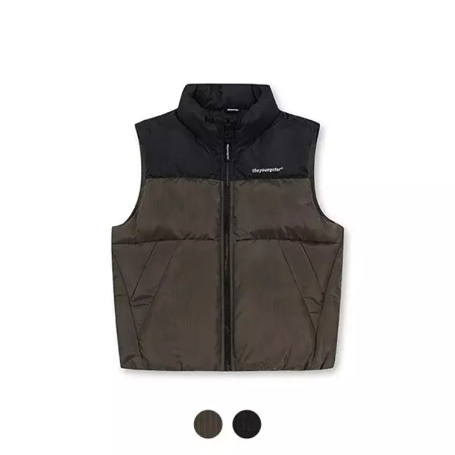 폴햄키즈 영스터 공용 배색 볼패딩 볼륨 베스트_PYE4VP3710_이미지