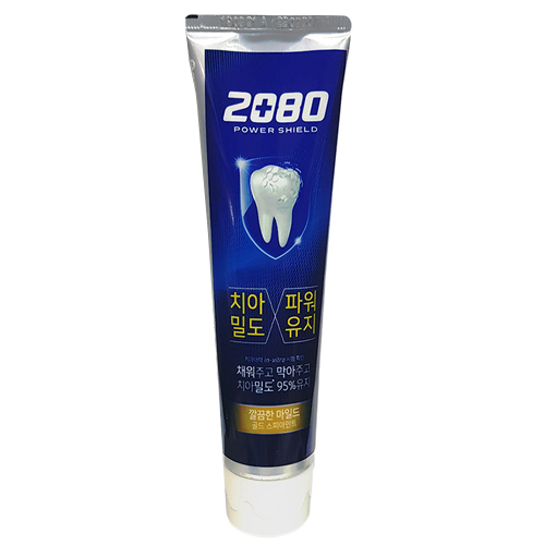 애경 2080 파워쉴드 골드스피아민트 치약 120g (9개)