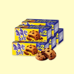 오리온 촉촉한 초코칩 160g (5개)