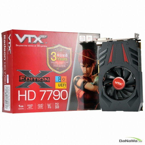 VTX3D �󵥿� HD 7790 X-EDITION V2 D5 1GB