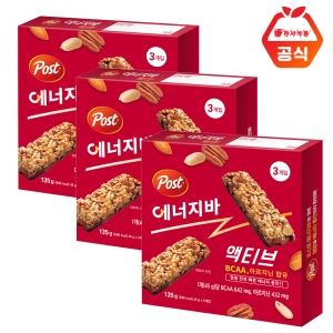 포스트 에너지바 액티브 135g이미지입니다. 누르면 해당 게시물로 새창이동합니다.