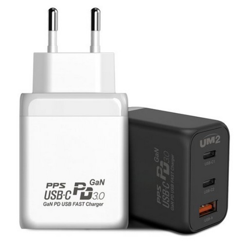 아임커머스 UM2 PD PPS 65W 3포트 GaN 충전기 miniGAN65W3