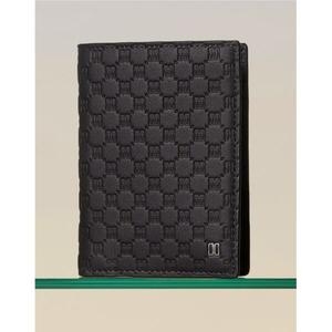 LF 닥스 남성 블랙 유럽 수입가죽 루이스 엠보 DD 패턴 DBWA5F375BK