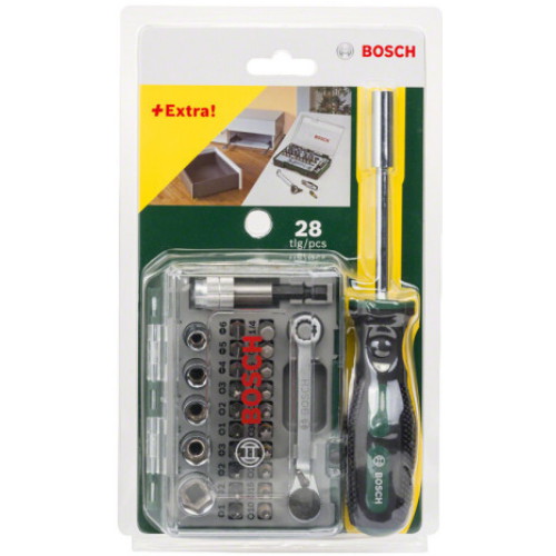 보쉬 미니라쳇 스크류드라이버세트 2607017331 (28pcs)