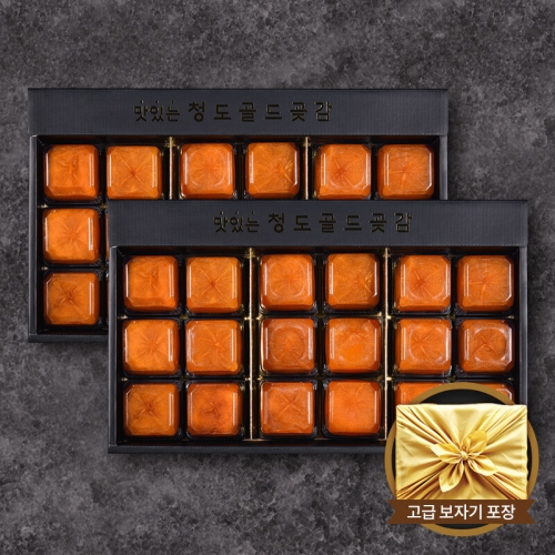 명가일품 청도골드 곶감 프리미엄 반건시 선물세트 1.2kg (2개)