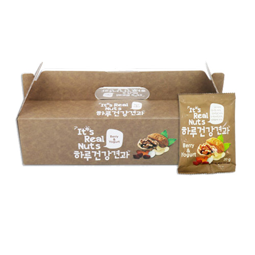 잇츠리얼넛츠 하루건강 견과 베리앤요거트 20g 25개입 선물세트이미지입니다. 누르면 해당 게시물로 새창이동합니다.