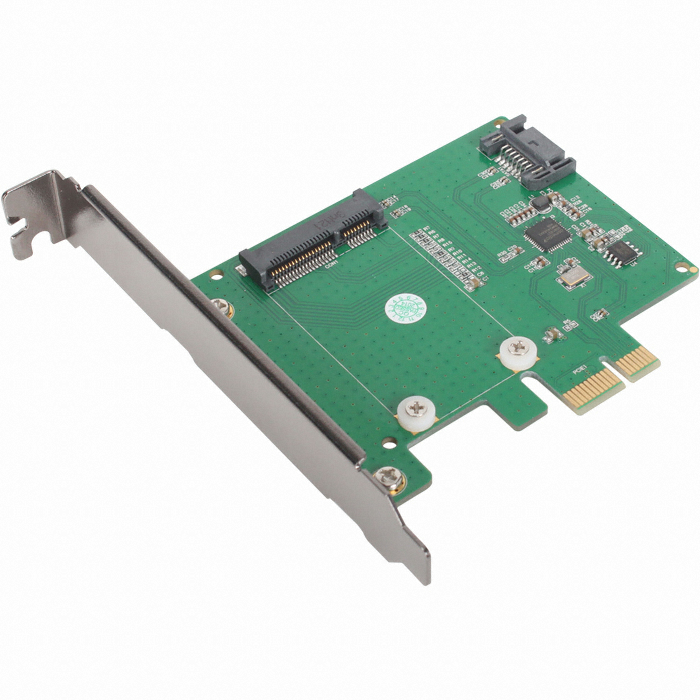 �������� NETmate Mini SATA SSD ���̺긮�� ��ũ PCI Express ī�� (NM-SSP1)
