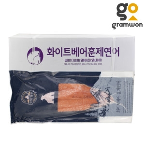 그램원 박스 코호 냉동 훈제연어 필렛 9kg (1개)_이미지