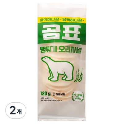 곰표 뻥튀기 오리지널 120g (2개)